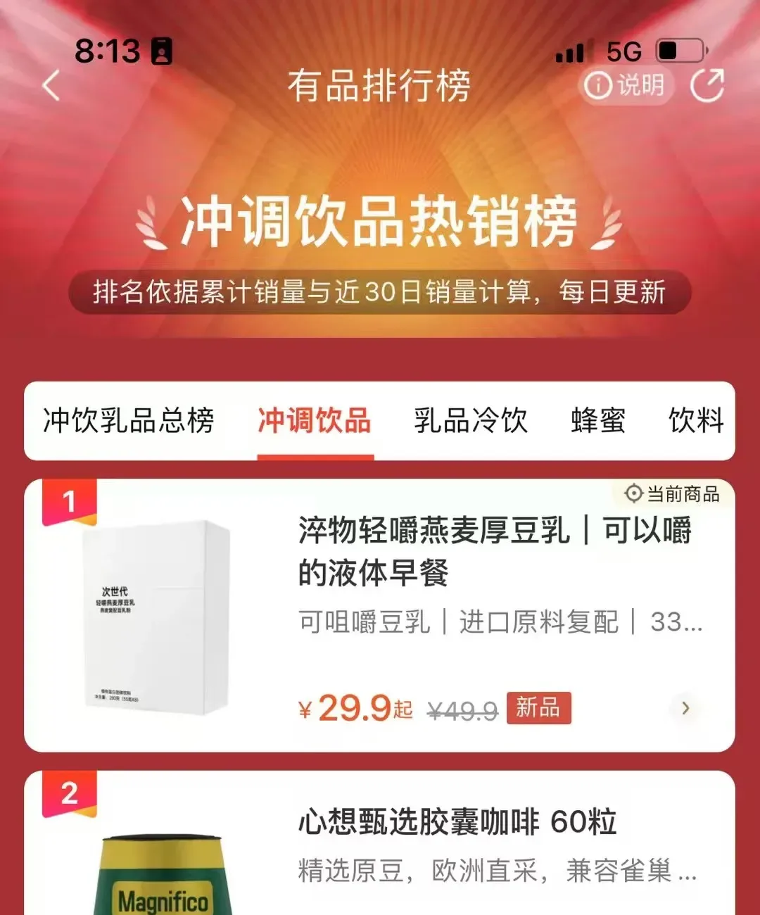 小米有品排行榜